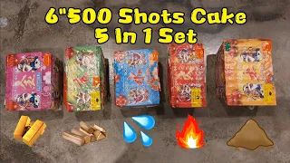 6" 500 shots Cake | 5 in 1 Set【金木水火土】