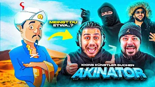 WIR RASTEN AUS 🤩 ICON 5 KÜNSTLER SKANDAL & SHABAB BEI AKINATOR 😱