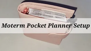 Pocket Planner Setup | Prepping For 2022 | New Inserts | Moterm