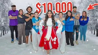 اخر يوتيوبر يخرج من الثلج يربح 10,000 $