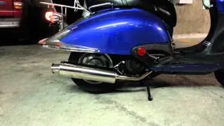 Gy6 150cc classic exhaust retro performance exhaust system