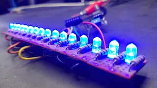 How to make Rain drop light | Simple electronics projects with 74hc595 ic