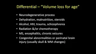 Recognizing Dementia Using Routine MRI ---- Neuroradiology Brain Imaging Lecture