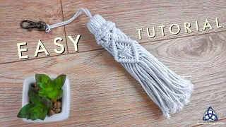 How to make Macrame Tassel with Square Knot [ EASY ]