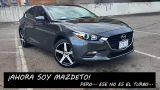 Obtuve un Mazda3... 2018. Pero esto es muy bueno.