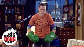 Sheldon Gets Hulk Hands | The Big Bang Theory