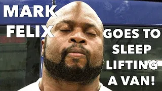 Strongman VS VAN ! | Mark Felix Goes to sleep Lifting a VAN?! | King Of Grip Strength!