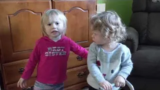 Toddler Accuses Cousin of Pooping Her Pants || ViralHog