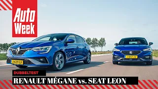 Renault Mégane vs. Seat Leon - AutoWeek Dubbeltest - English subtitles