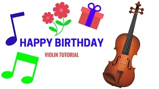 How To Play Happy Birthday On The Violin | Simple Tutorial for Beginners