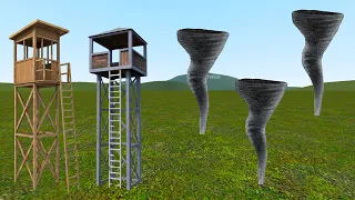 Tornado Vs Towers (Part 2) - Garry's Mod