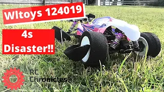 Wltoys 124019. Records and Carnage! 4s Wipeout! #wltoys #124019