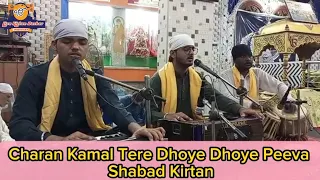 Charan Kamal Tere Dhoye Dhoye Peeva | Shabad Kirtan | Bhai Kabir Kumar(@livekirtandarbarpakistan)