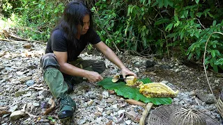 Lots of Wild Food in the Forest, Catch and Cook: Survival Alone | EP.267