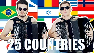 2 Accordions 25 Countries | Just Duet