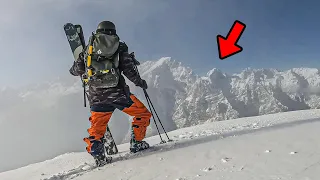 SOLO Freeride Skiing After a HEAVY Snowfall