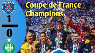 PSG Vs St.Etienne ~ 1-0 ][ Final Coupe de France 2019/2020 ][ Match Highlight