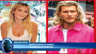 Diletta Leotta e Karius:  in famiglia in Germania