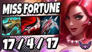 Miss Fortune ADC gets [ TripleKill ] and wins against Samira - KR Master - Patch 13.6