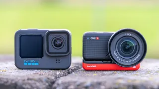 GoPro Hero 10 Black vs Insta360 One R 1 Inch - Different approach