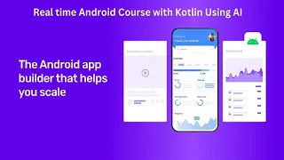 Session 27)Predefined & Custom dialogs Android Real time Course with Kotlin Using AI