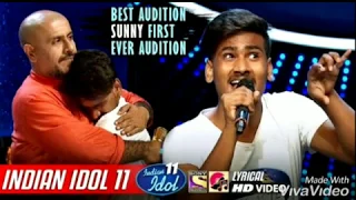 sunny indian idol 11 perfomace/ kinna sona Tenu Rab Ne Banaya/ 2019