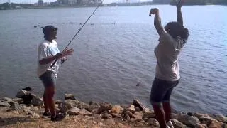 Juju and TT fishing trip