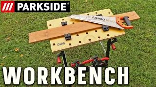 Parkside Folding Workbench - Unboxing & Instructions & Testing - 497674 - LIDL TOOLS