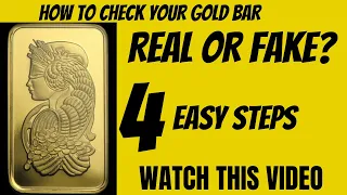 HOW TO SPOT A FAKE GOLD BAR (PAMP SUISSE EDITION) #youtube #gold #usa #canada #how #howto #apmex
