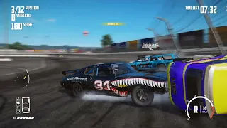 Wreckfest No Fear, Never Lift. I'm hoping the in game music doesn't get me in trouble..