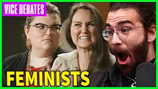 Anti & Pro Feminists Debate Abortion, Trans Rights | HasanAbi reacts to VICE