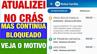 ATUALIZEI MEU CADASTRO DO BOLSA FAMÍLIA MAS CONTINUA BLOQUEADO NO APLICATIVO- SAIBA O MOTIVO!