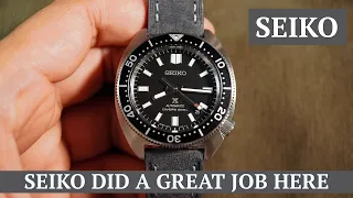 Seiko gets it right, occasionally - Seiko Prospex SPB317 'Slim Turtle'