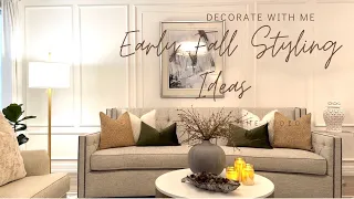 Early Fall Interior Styling Ideas|Decorate with Me| How to Transition To Fall
