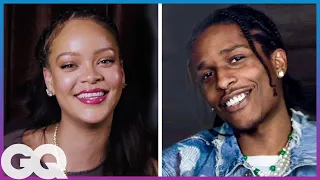 Rihanna Asks A$AP Rocky 18 Questions | GQ