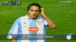 Nesta Vs Manchester United - (  UEFA Super Cup 1999 )