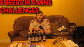 5 Beers In 5 Minutes Challenge|Staceyman