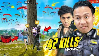 OH Wow 😱 42 Kills in Grandmaster Top 1 Lobby with @UnGraduateGamer - Free Fire Max