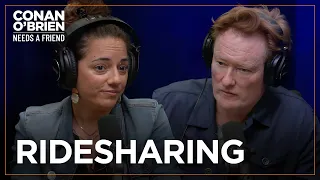 Conan’s Uber Driver Didn’t Recognize Him | Conan O'Brien Needs A Friend