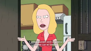 Thanksgiving dinner whith the Smiths and the President - Rick and Morty - sub esp.