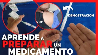 5 TIPS RAPIDOS para PREPARAR UN MEDICAMENTO | 💉Con DEMOSTRACION | ENFERMERIA