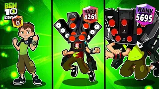 Brawl Stars rank up Evolution of Titan Speakerman: Ben 10 Skibidi Toilet #93 Fanmade Transformation