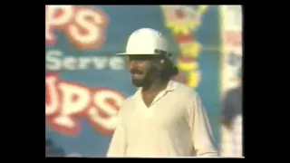 ENGLAND v PAKISTAN NEHRU CUP SEMI FINAL ODI #2 NAGPUR OCTOBER 30 1989 RAMIZ RAJA ABDUL QADIR