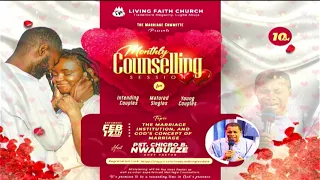 Monthly Marriage Counselling Session (intending couples, matured singles and young couples)