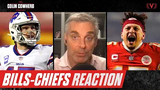 Reaction to Patrick Mahomes-Josh Allen shootout, Chiefs over Bills | The Colin Cowherd Podcast