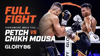 GLORY 86: Petchpanomrung vs. Ahmad Chikh Mousa (Featherweight Title Bout) - Full Fight