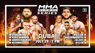 MMA Global Series / Дьяконов vs Майкон / Нокаут / Абдулхаликов vs Жакаре / Гаджибабаев vs Хаммер