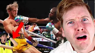 Airrack SNEAKING Into Logan Paul Vs Floyd Mayweather FIGHT Reaction