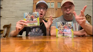 2 AUTOS!!! 2023 BOWMAN MEGA BOX OPENING WITH DAD! BOOM!