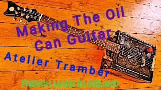 Electric Guitar made with a vintage Oil Can